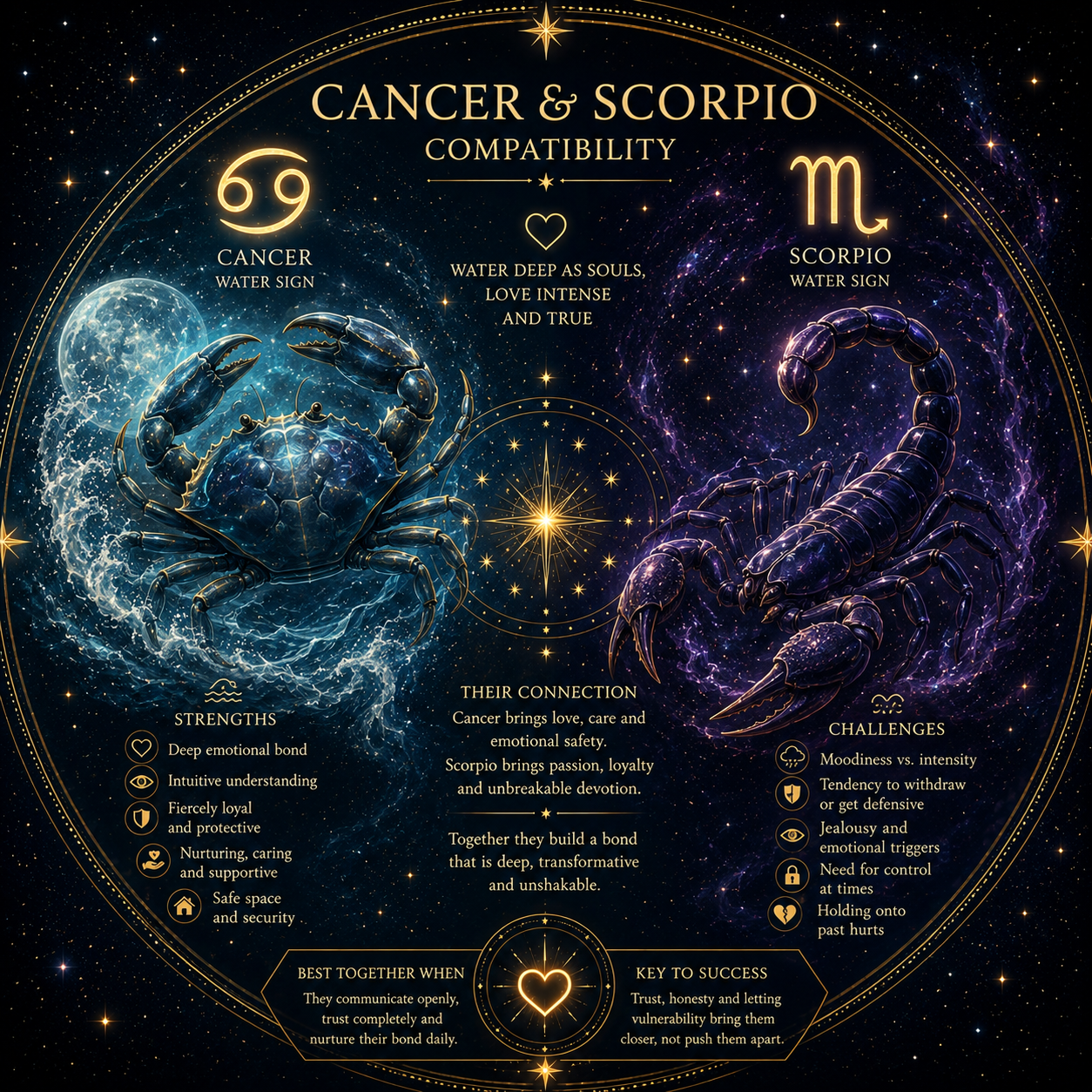 Cancer and Scorpio Compatibility